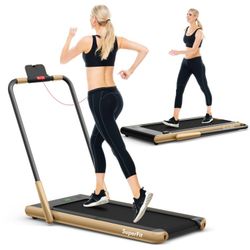 Costway Superfit 2 in 1 Folding Treadmill