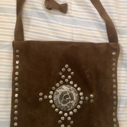 Suede Handmade Purse - New