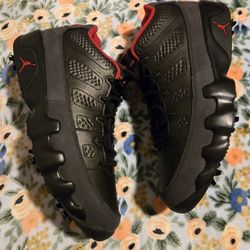 Air Jordan Retro 9 Low Charcoal GOLF Shoes