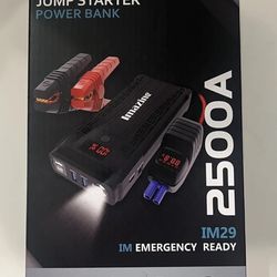 Portable Jump Starter 2500a 