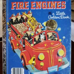 Little Golden Book #310-88 Fire Engines, a Billion Golden Memories Commemorative Edition