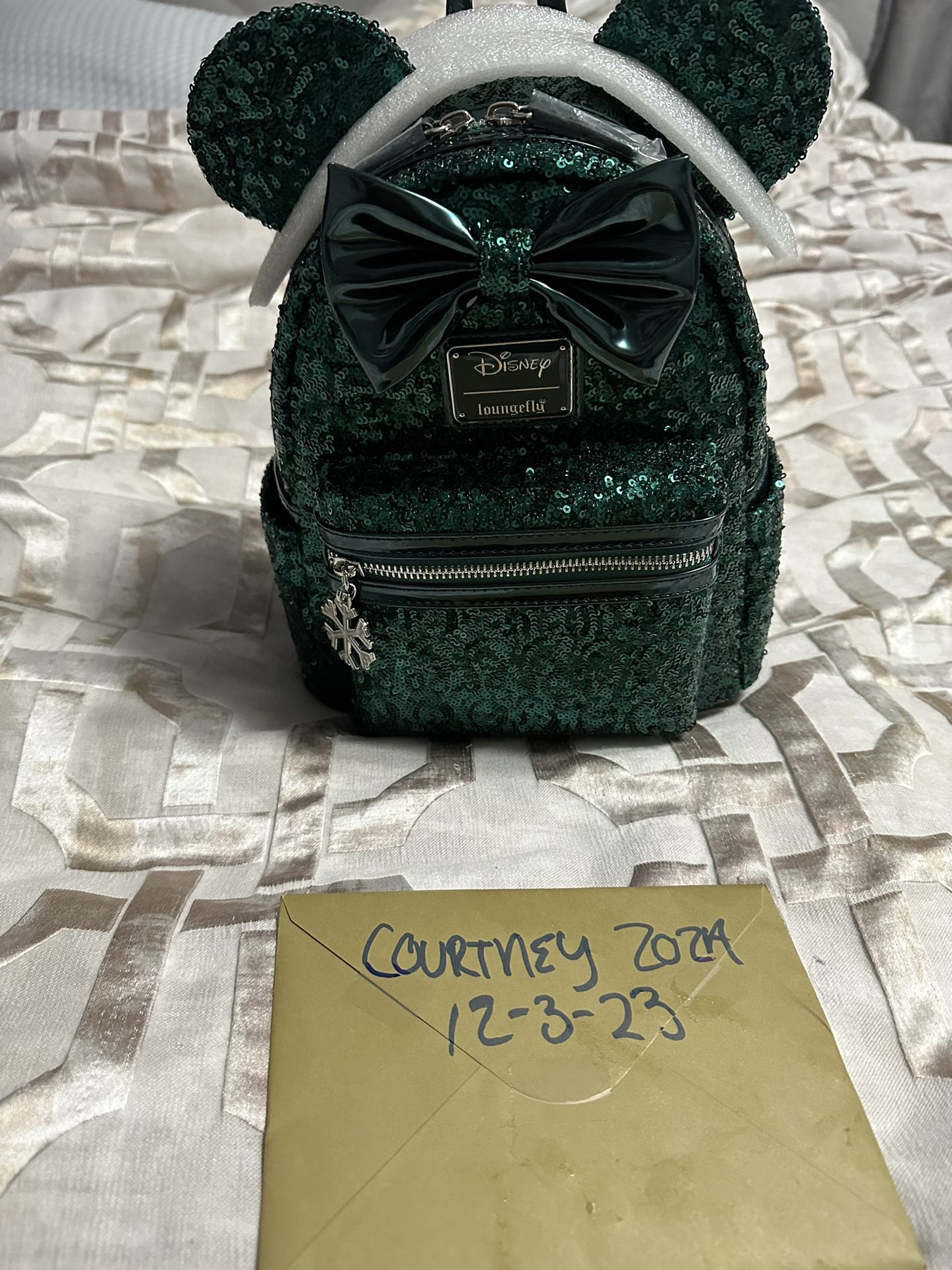 Loungefly Green Sequins Mini Backpack LE US Release 