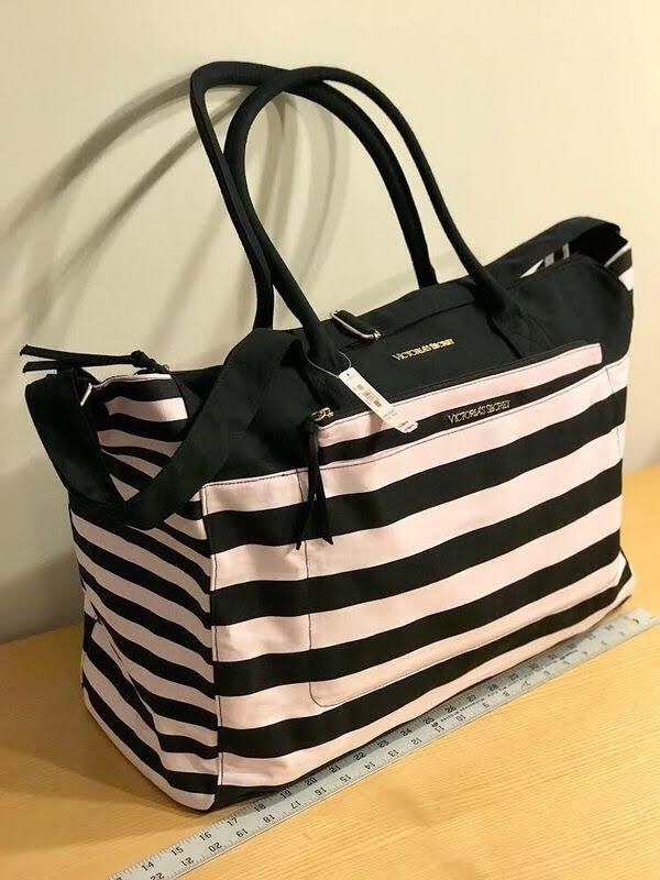 NEW Victoria Secret Weekend Tote & Cosmetics Bag