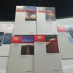 2013 Toyota Camry OEM Owners Manual 