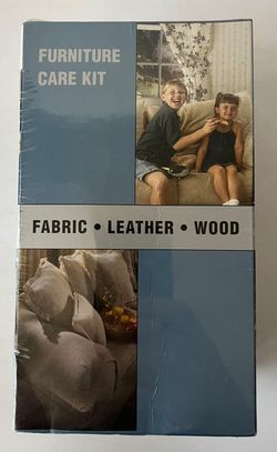 Stainsafe Furniture Care Kit Fabric Leather Wood Stain Cleaning New Sealed
