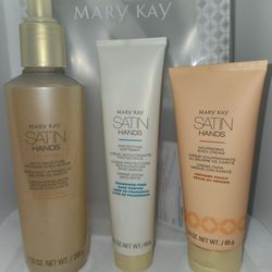 Set Satin  Hands Orchard Peach