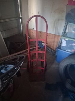 Red two wheel dolle