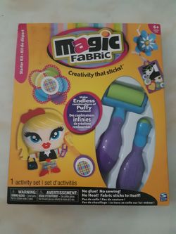 Magic Fabric Starter Kit Crafts Tools Girls 6 Activity Makes Puffy Characters