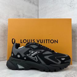 Nike Louis Vuitton Supreme Huarache Black