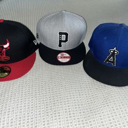 New Era SnapBack Hats 3 Pack
