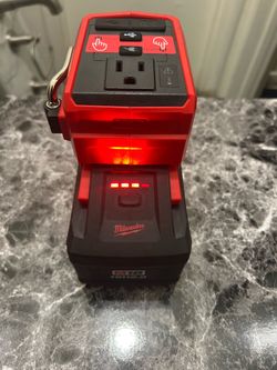 Milwaukee M18 HD12.0 Battery with Power Source Inverter