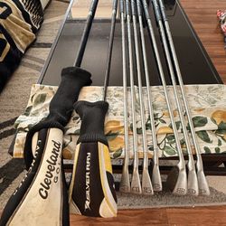 Left Hand Iron Set and Woods