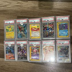 pokemon slab psa graded collection bundle slab vintage modern cheap lot
