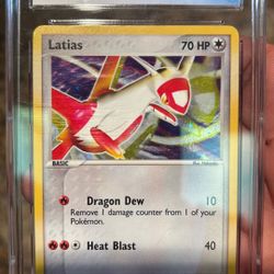 Pokemon Latias 4/10 Holo Graded