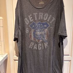 Sonoma Detroit Racin Blue Gray T-Shirt size 3XLT