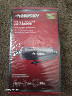 Husky 1/4 Straight Die Grinder