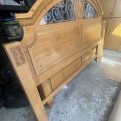 King /Calking Size Bed Frame  2 Dressers And Box Springs 