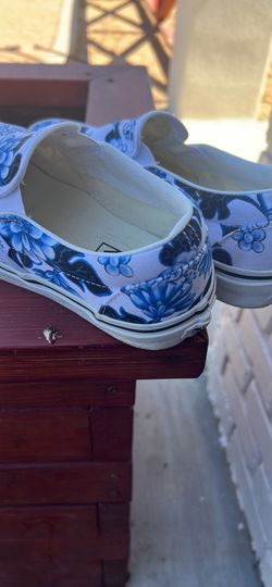Vans Shoes , Blue And White 