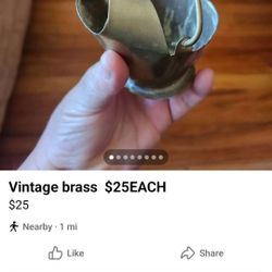 Vintage Brass Decor 