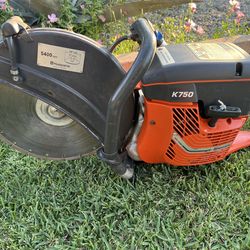 HUSQVARNA K750 Concrete Cut Off Saw - Strong Running 74cc Gas Saw 14" Guard  Comes With Blade