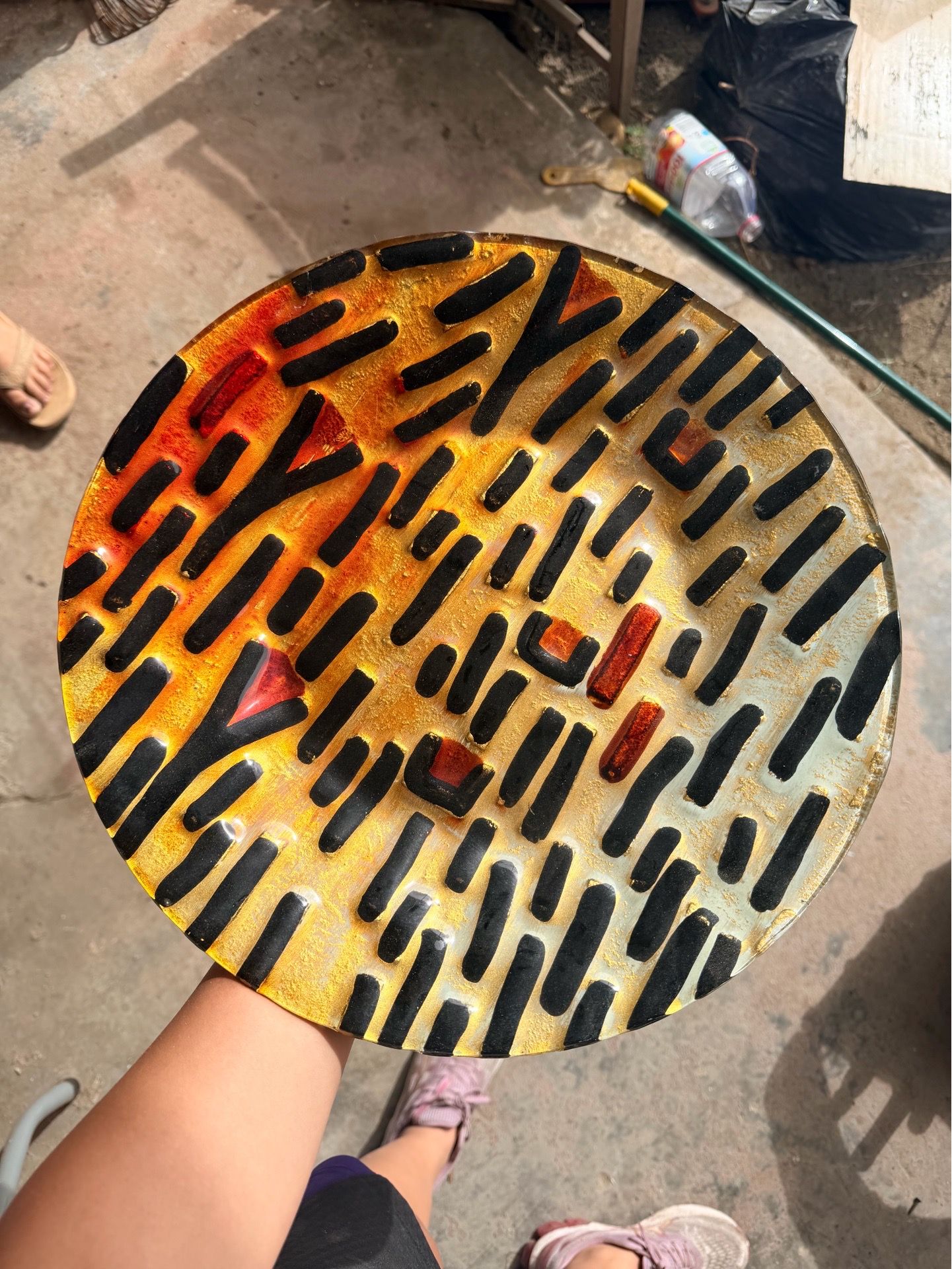 Abstract Decorative Plate