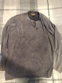 Harley Iron Block Henley Shirt 2XL