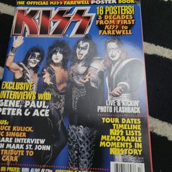 KISS Official Farewell Poster Book 2000 Posters Included 