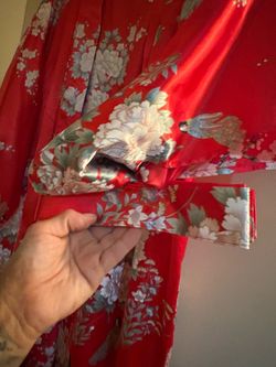 New made in Japan polyester robe. Stunning!