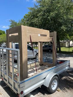 New wooden twin bed