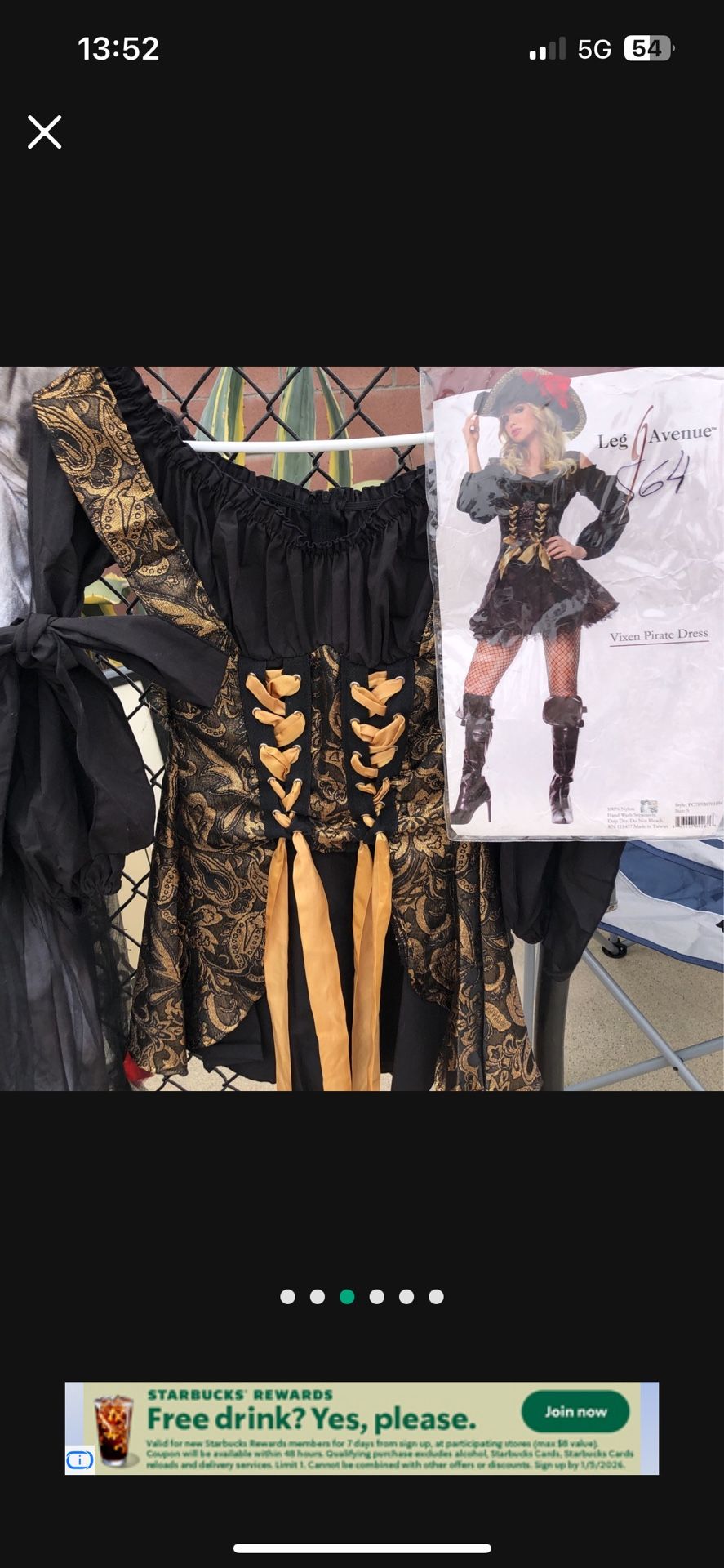 Sexy Pirate Dress For Halloween