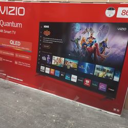 Big Savings.  86" Screen QLED SMART 4K ULTRA HDTV BY Vizio M Series Quantum Pro.  Original Box SEALED