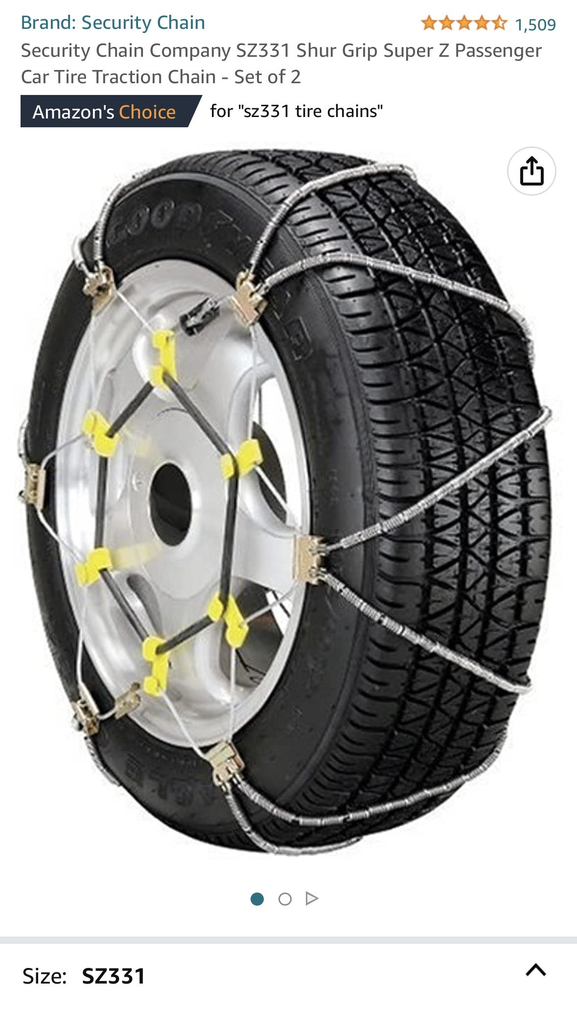 Shur Grip By SCC Snow Tire Chains