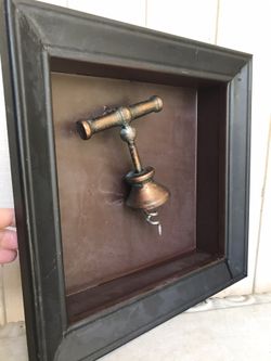 Unique Metal welded 3D art 12x12x3 inches