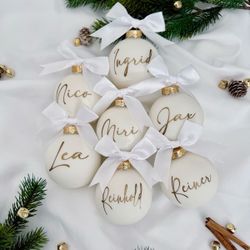 Personalized Christmas Ornaments 