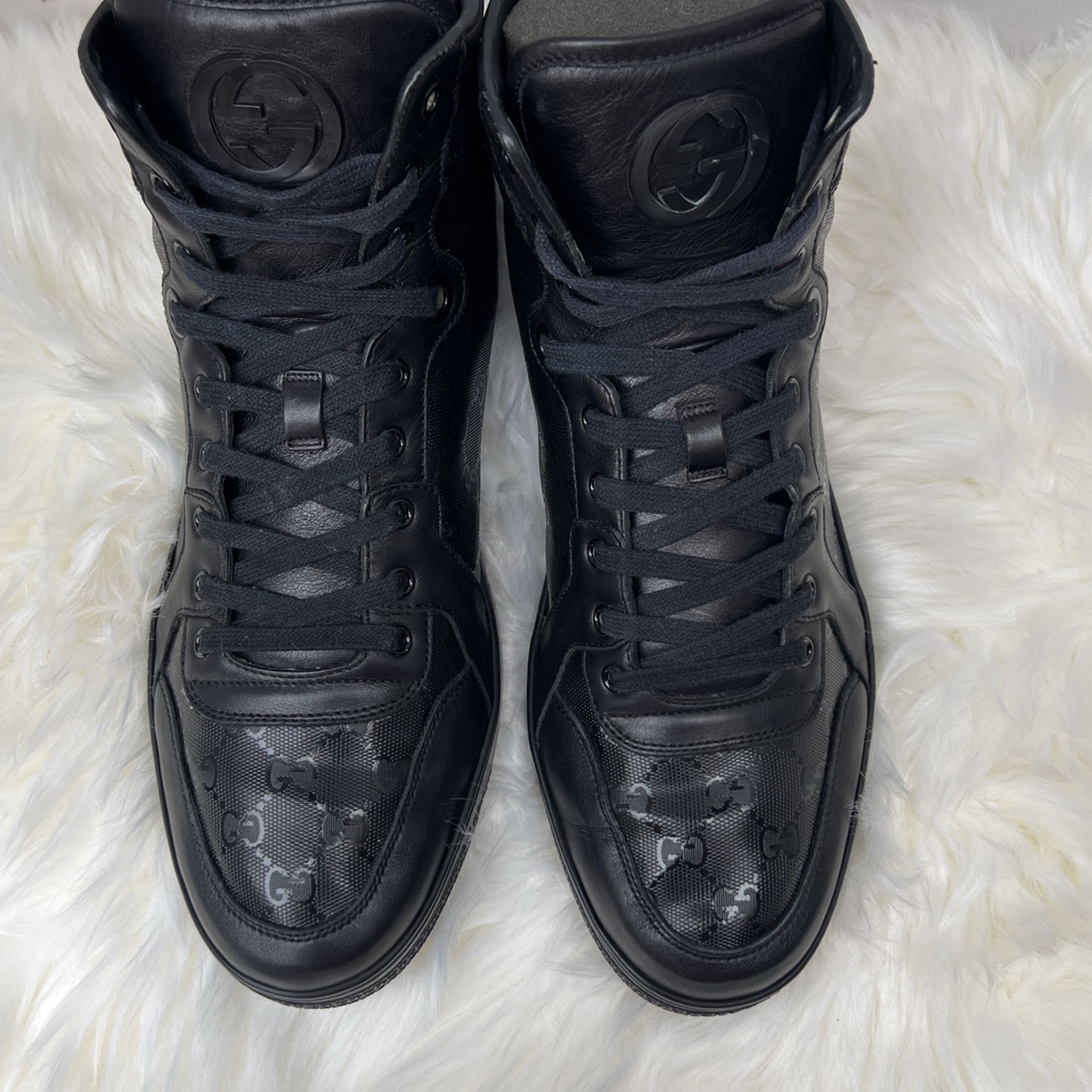 Gucci Shoes High Top > Sneakers Mens Size 12 1/2