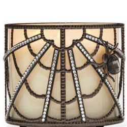 Halloween Bath and Body Works Spiderweb 3-Wick Candle Holder Halloween