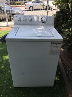 GE washer and dryer