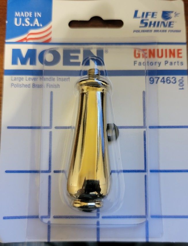 Moen 97463 Polished Brass Handle Knob