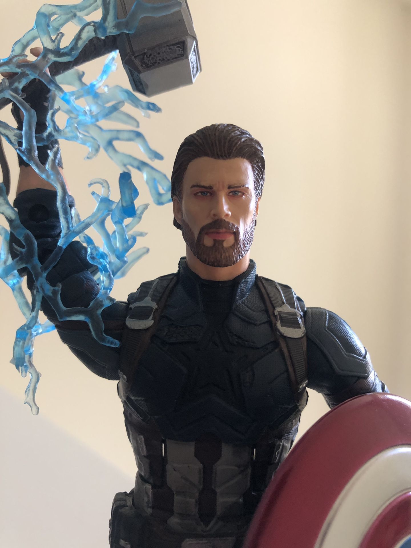 Marvel Legends custom painted Infinity War Captain America head