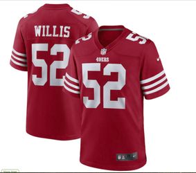 49ers Men’s Patrick Willis Nike Scarlet Retired Player Game Jersey