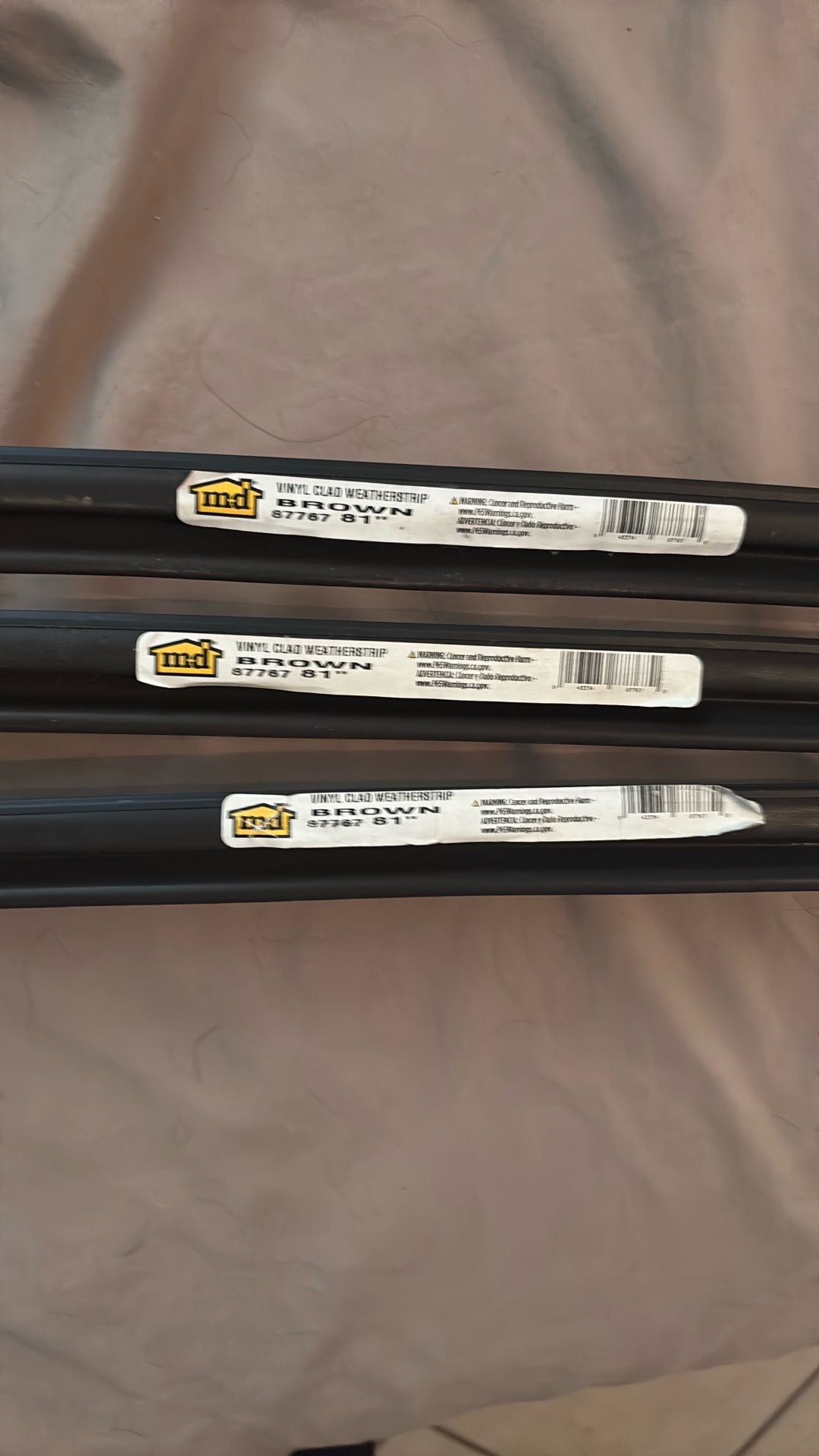 Vinyl weatherstrip