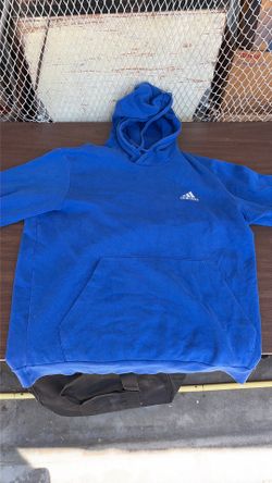 Blue Adidas Hoodie (Adult XL)