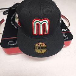 Mexico World Baseball Fitted Cap 7-3/8 Size
