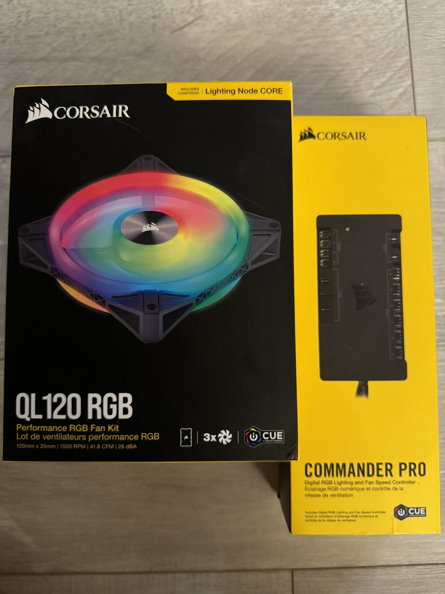 Corsair QL 120 RGB & Commander Pro
