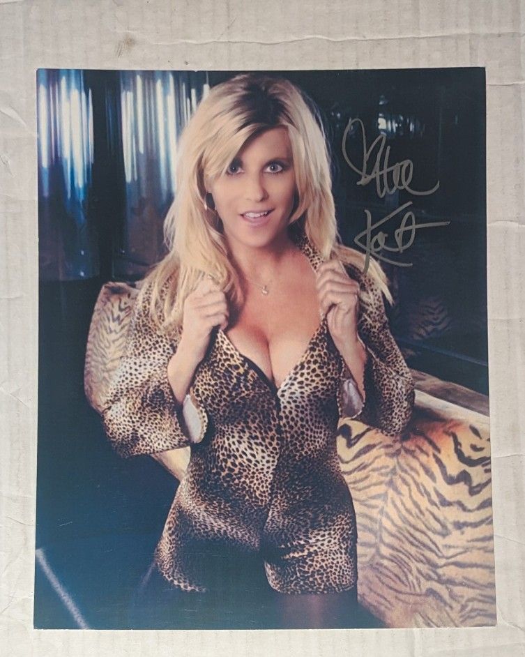 Stacy Carter The Kat Miss Kitty signed 8x10 photo WWE AEW