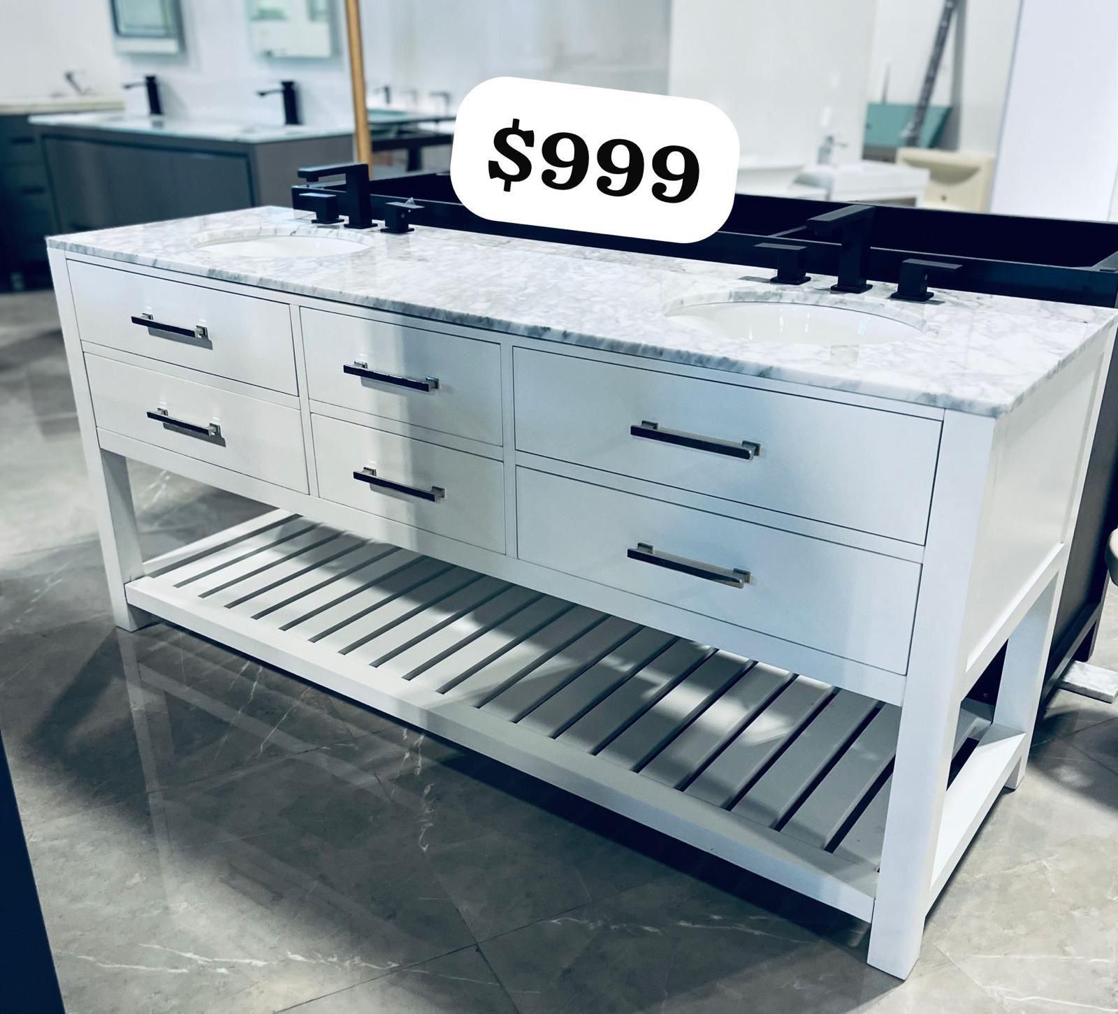 Bathroom Vanity 72”