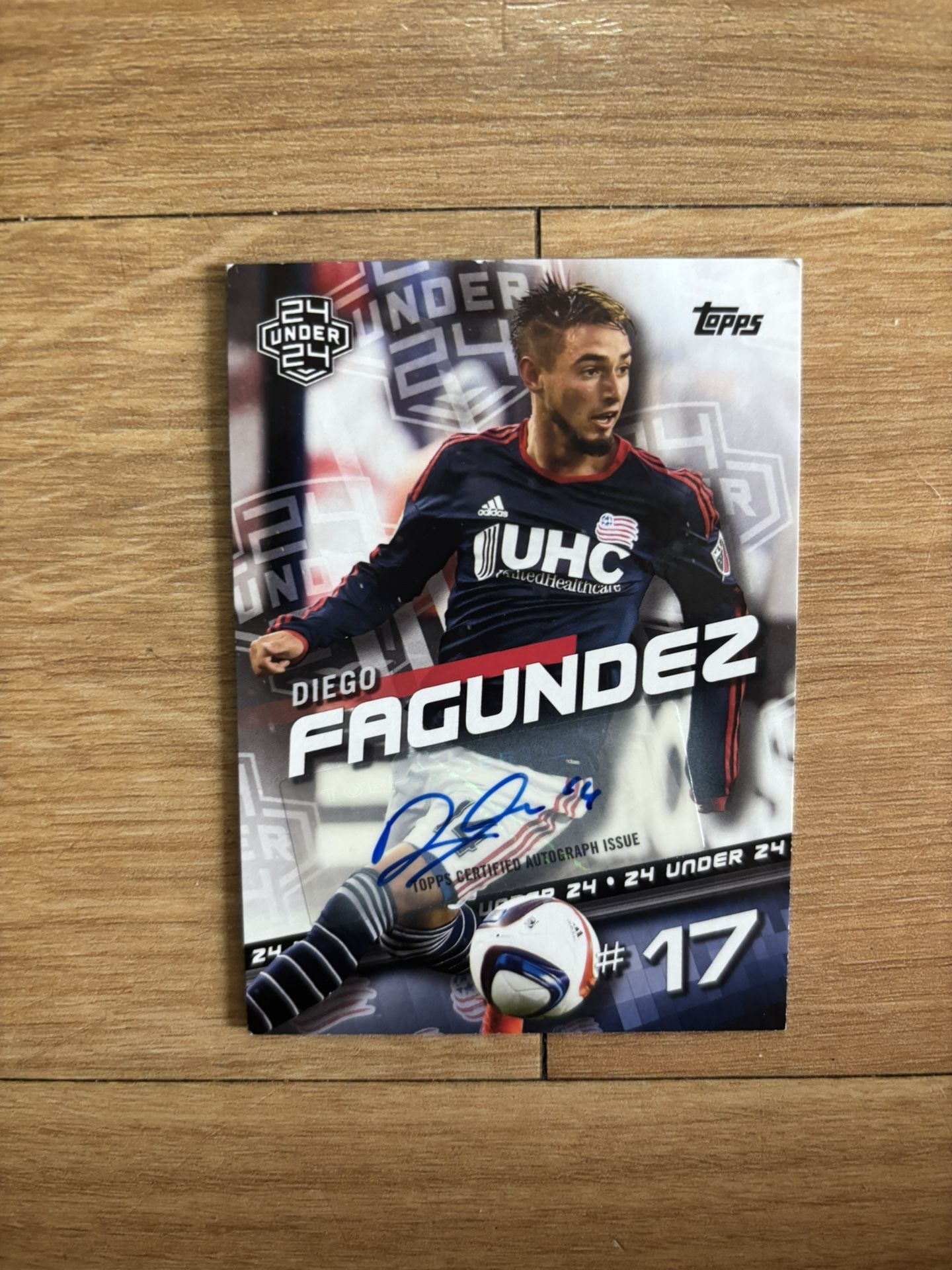 2016 Topps MLS - 24 Under 24 Diego Fagundez #173 Autographs /155