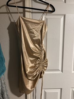 Golden Dress Asymmetrical