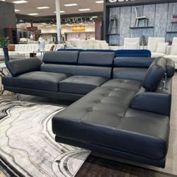 ANTARES BLACK MODERN SECTIONAL
