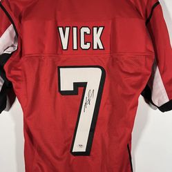 NFL Signed Jersey Michael Vick -Coa 